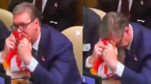 Foto - BM'nin Srebrenitsa kararı sonrası hüngür hüngür ağladı! Sırbistan Cumhurbaşkanı'nın zor anları