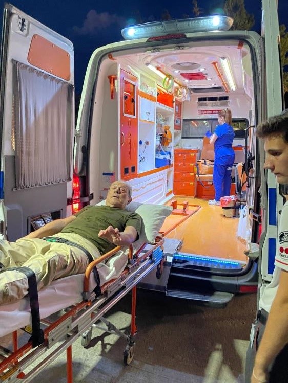 Bodrum'da ünlü iş adamı Kaya Sabancı uğradığı fiziki saldırı sonucu hastanelik oldu