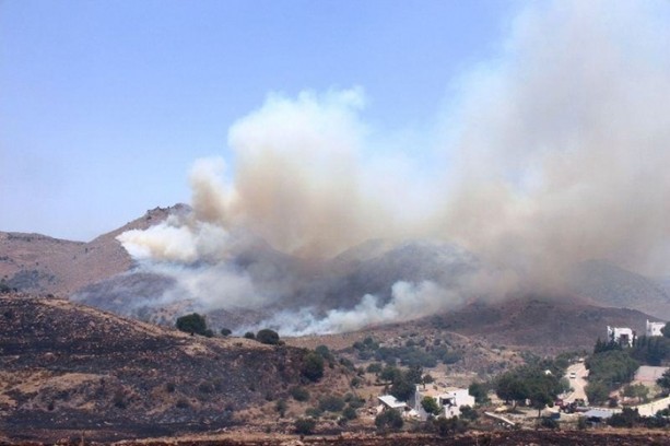 Foto - Bodrum'da yangın