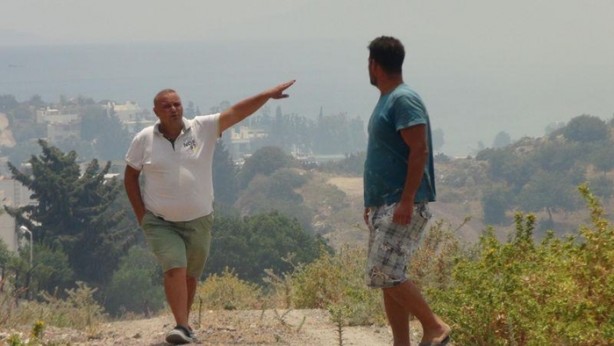 Foto - Bodrum'da yangın