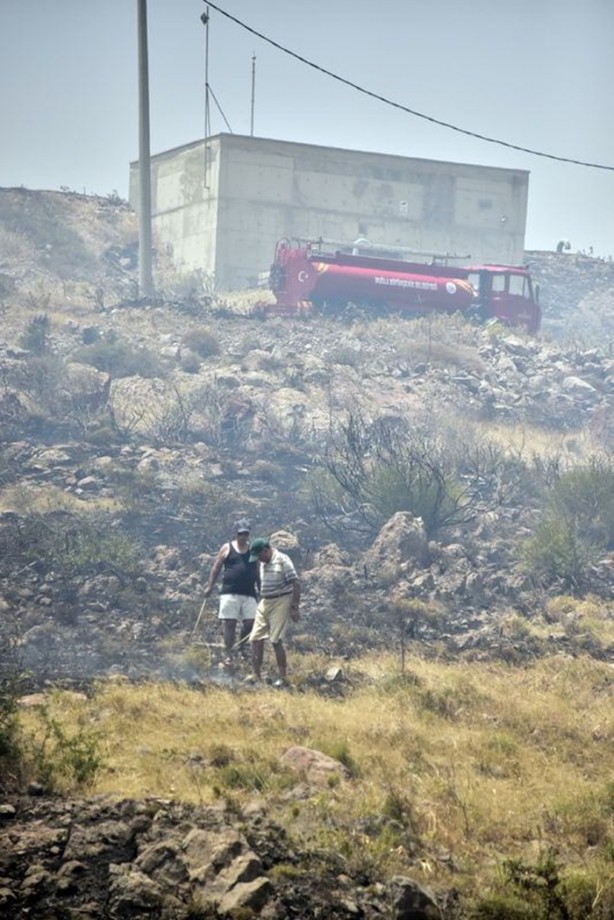 Foto - Bodrum'da yangın