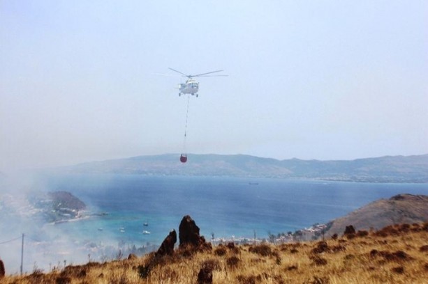Foto - Bodrum'da yangın