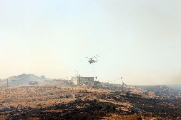Foto - Bodrum'da yangın