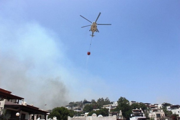 Foto - Bodrum'da yangın