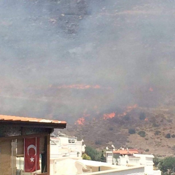 Foto - Bodrum'da yangın