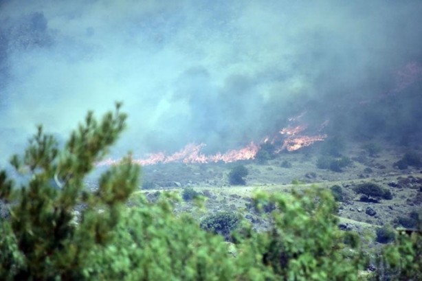 Foto - Bodrum'da yangın