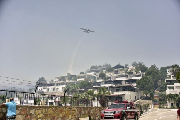 Foto - Bodrum'da yangın