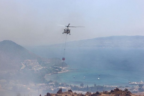 Foto - Bodrum'da yangın