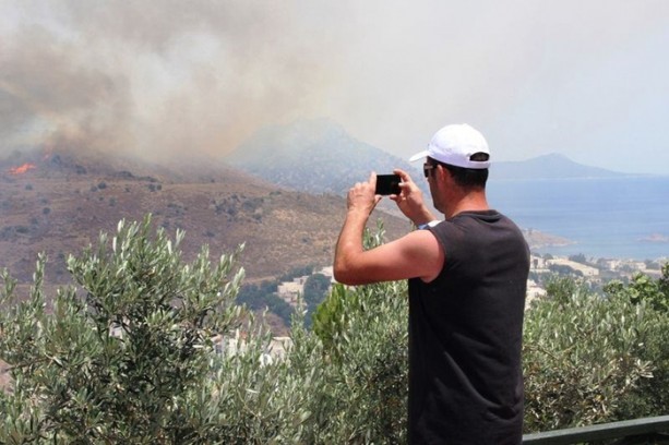 Foto - Bodrum'da yangın