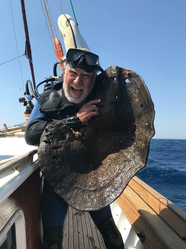 Foto - Bodrum'un son süngercisinden acı gerçek! Denizin altı çölleşiyor