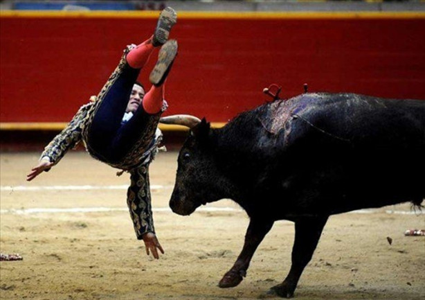 Foto - Boğa matadorun gözünü çıkardı!