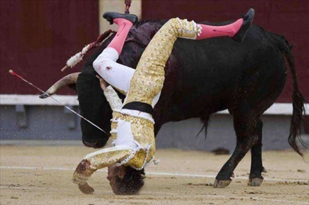 Foto - Boğa matadorun gözünü çıkardı!