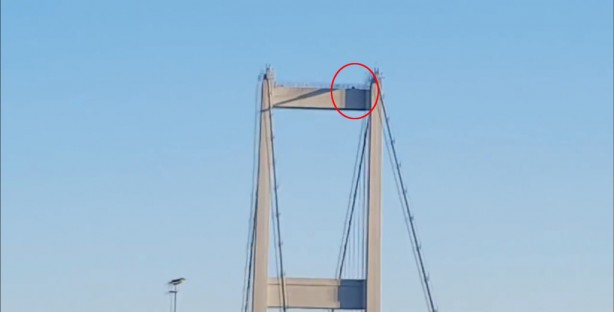 Foto - Boğaz Köprüsü'nün tepesinde sniperlı hain