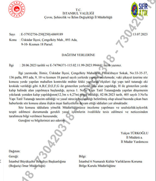 Foto - Boğaz'daki devasa korsan inşaata kim dur diyecek? İBB Meclisi ve Valilik kararına rağmen inşa çalışması sürüyor