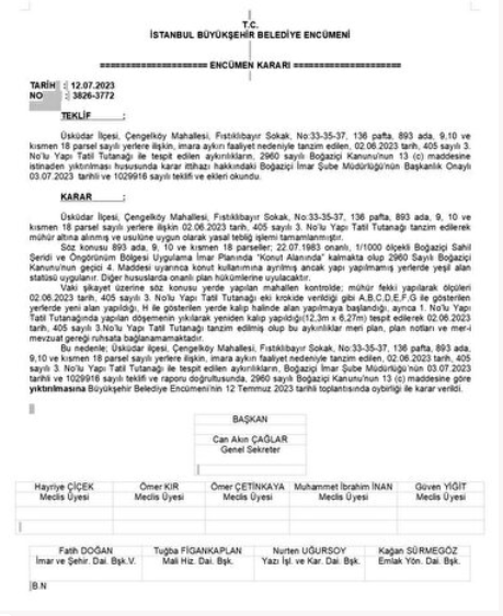 Foto - Boğaz'daki devasa korsan inşaata kim dur diyecek? İBB Meclisi ve Valilik kararına rağmen inşa çalışması sürüyor