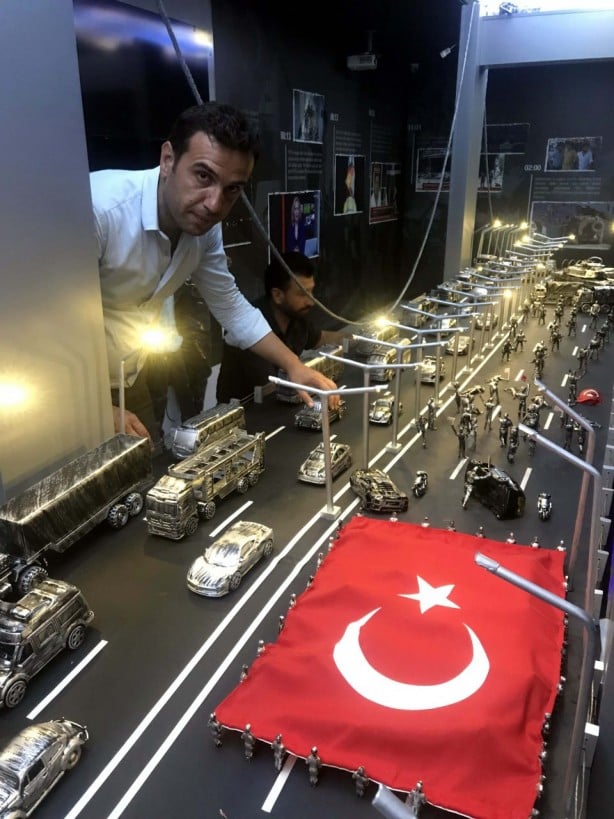 Foto - Boğazdaki direniş minyatür objelerle canlandırıldı