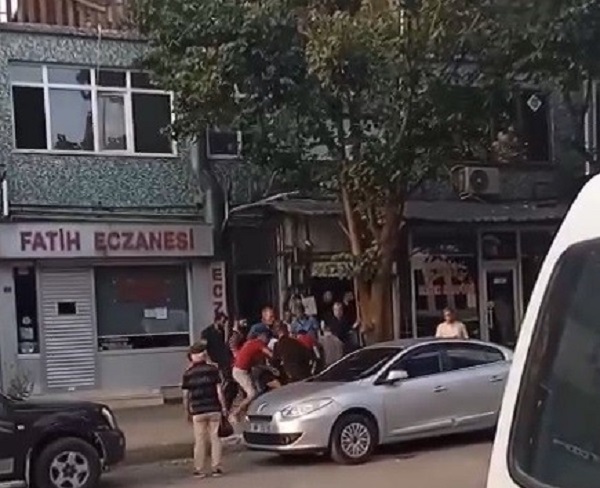 Boks maçını aratmadı... 