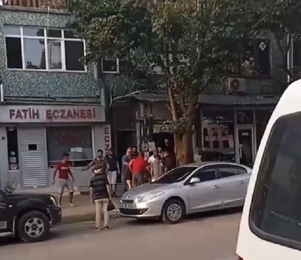 Foto - Boks maçını aratmadı... 