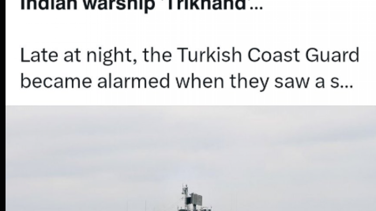 Foto - Bölgede sıcak saatler: Hindistan'a ait savaş gemisi Türkiye'nin uyarısıyla geri çekilme kararı aldı