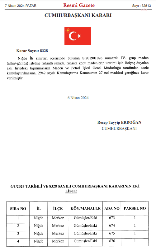 Foto - O ilimizde çok büyük bir altın rezervi olduğuna inanılıyor! Bölgedeki arazilere el konuldu