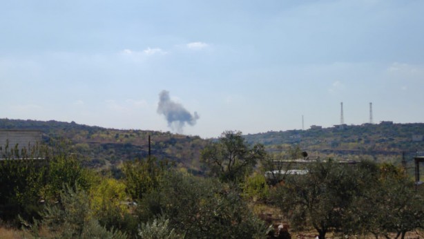 Foto - Bölgeden fotoğraflar geldi! Rusya, füzeyi ateşledi... Savaş uçakları havalandı