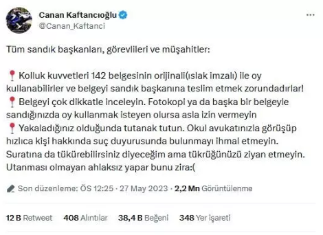 Foto - Bolu Belediye Başkanı Özcan'dan CHP'li Kaftancıoğlu'nun paylaşımına tepki