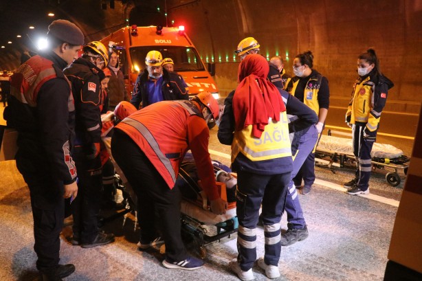 Foto - Bolu Dağı Tüneli'nde hareketli saatler