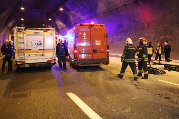 Foto - Bolu Dağı Tüneli'nde hareketli saatler