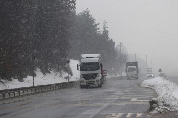 Foto - Bolu Dağı'nda kar yağışı
