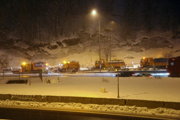 Foto - Bolu Dağı'nda kar yağışı etkili oluyor