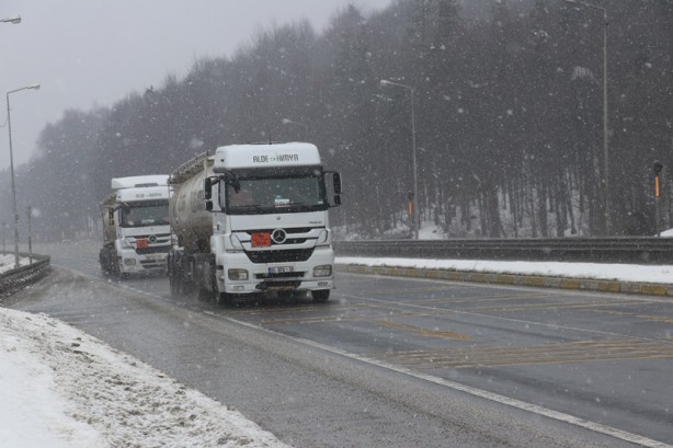 Foto - Bolu Dağı'nda kar yağışı