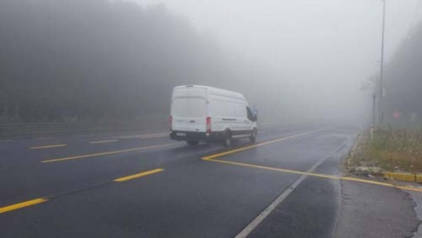 Foto - Bolu Dağı'nda sis etkili oldu