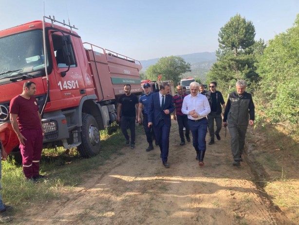 Foto - Bolu'da korkutan yangın kontrol altına alındı!