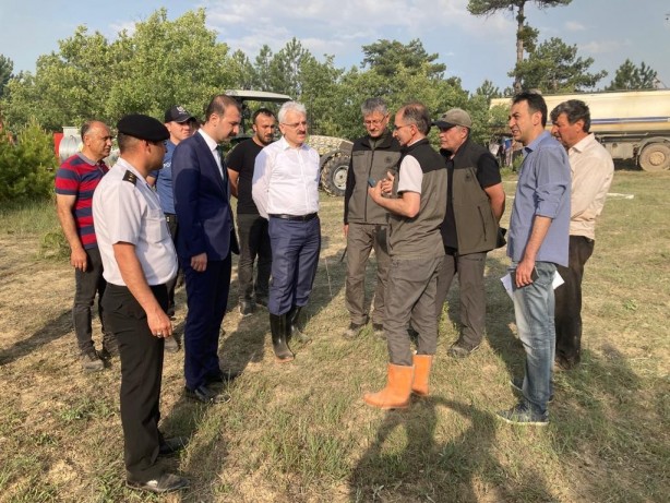 Foto - Bolu'da korkutan yangın kontrol altına alındı!