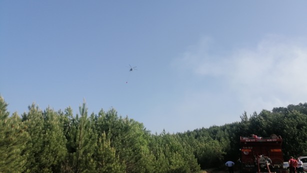 Foto - Bolu'da korkutan yangın kontrol altına alındı!