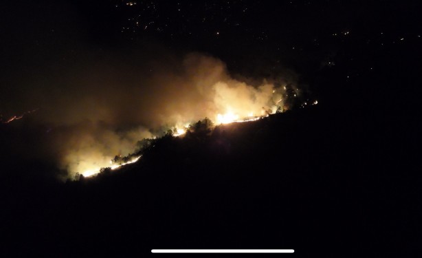 Foto - Bolu’da orman yangını  devam ediyor