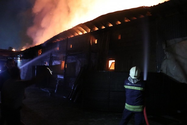 Foto - Bolu’da samanlık alevlere teslim oldu