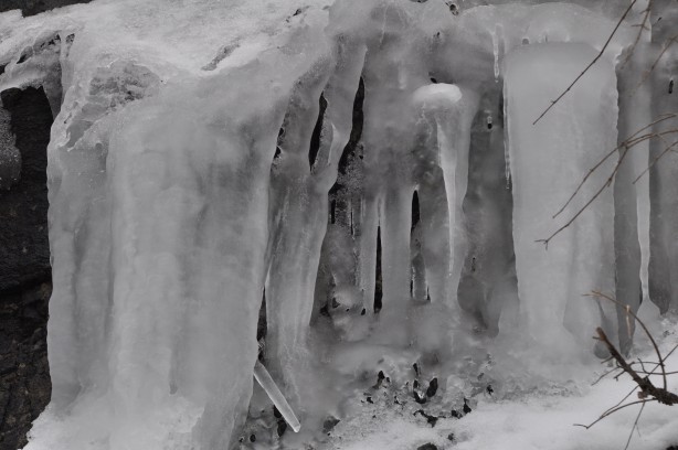 Foto - Bolu'da şelaleler buz tuttu
