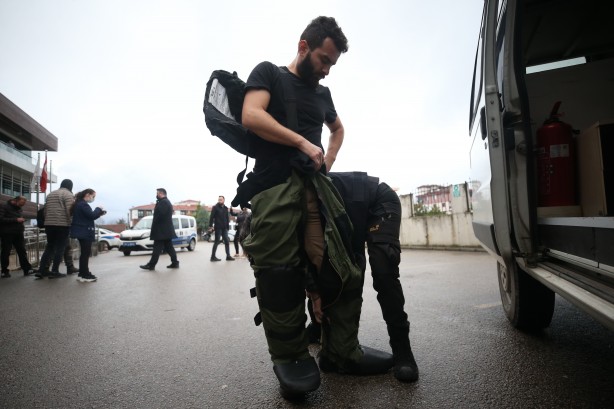 Foto - Bomba imha tatbikatı nefes kesti