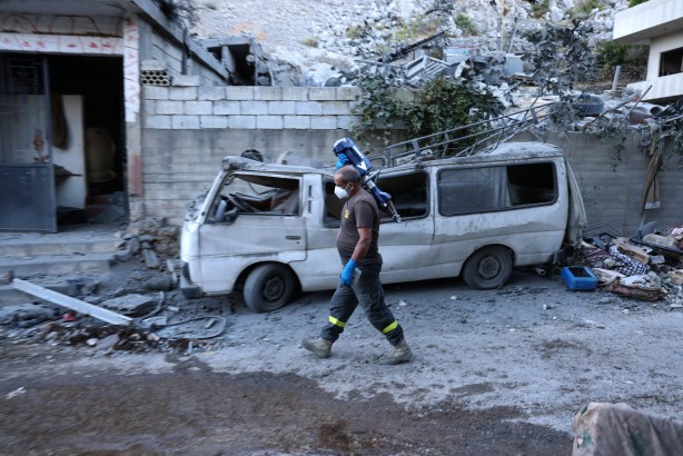 Foto - Bombardımanın ardından bu görüntüler kaldı