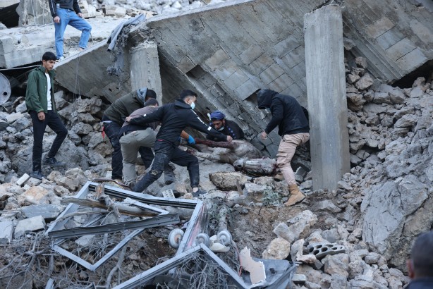 Foto - Bombardımanın ardından bu görüntüler kaldı