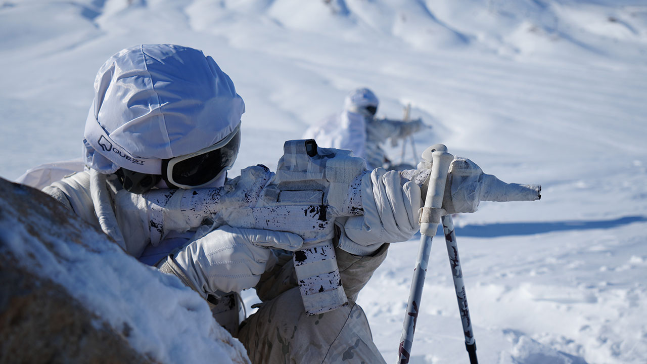 Foto - Bordo Bereliler'in zorlu eğitimi