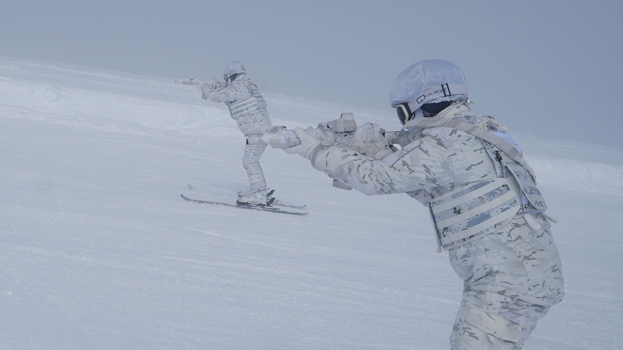 Foto - Bordo Bereliler'in zorlu eğitimi