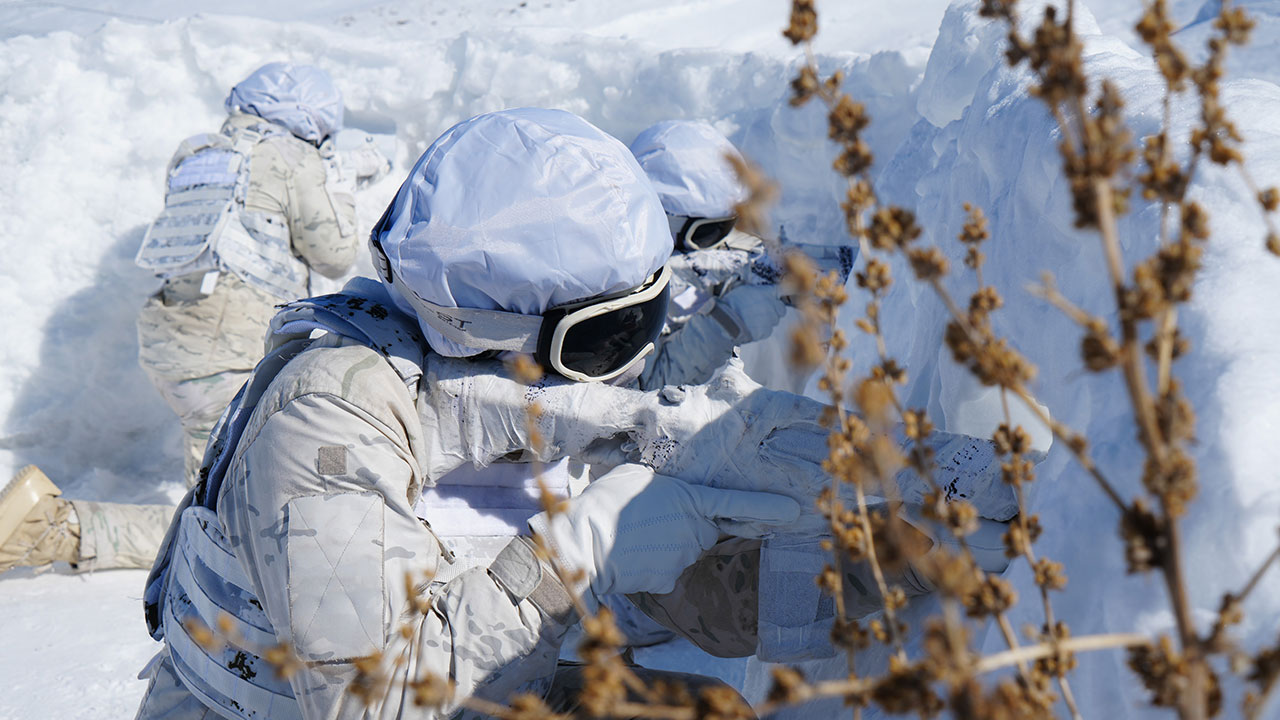 Foto - Bordo Bereliler'in zorlu eğitimi