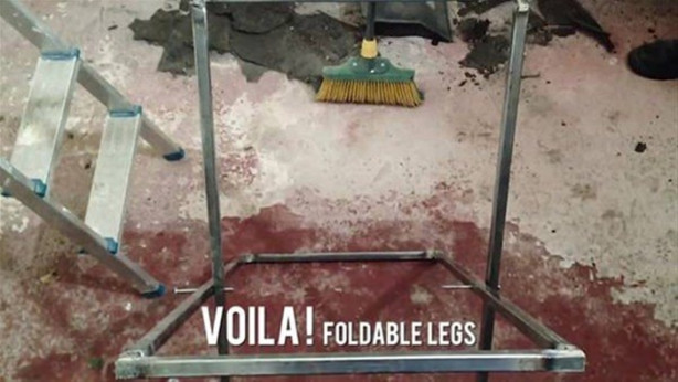 Foto - Boş varilden barbekü yaptı!