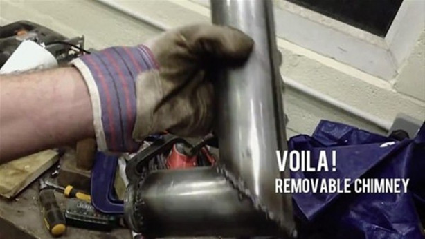 Foto - Boş varilden barbekü yaptı!