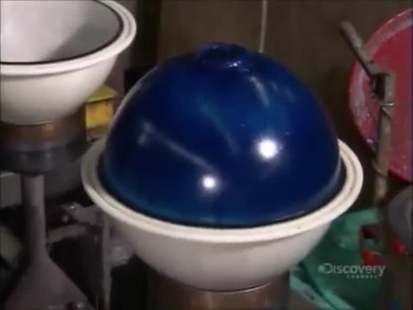 Foto - Bowling topları işte böyle yapılıyor