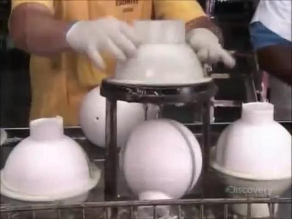 Foto - Bowling topları işte böyle yapılıyor