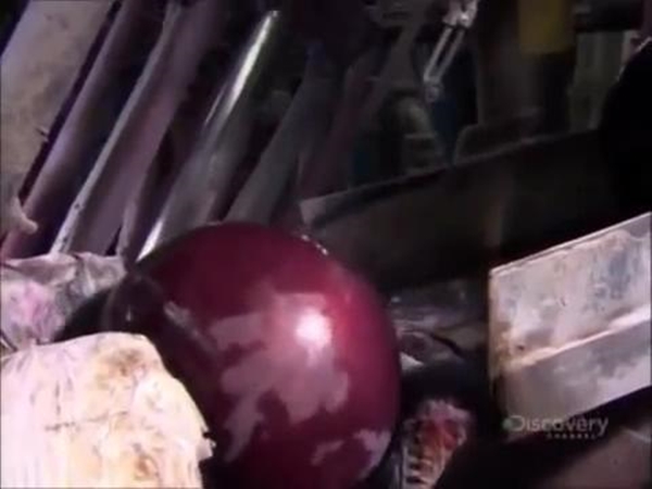 Foto - Bowling topları işte böyle yapılıyor