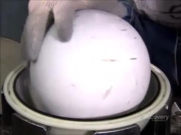 Foto - Bowling topları işte böyle yapılıyor